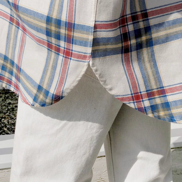 MULTI CHECKERED LONG SLEEVE - Aumori