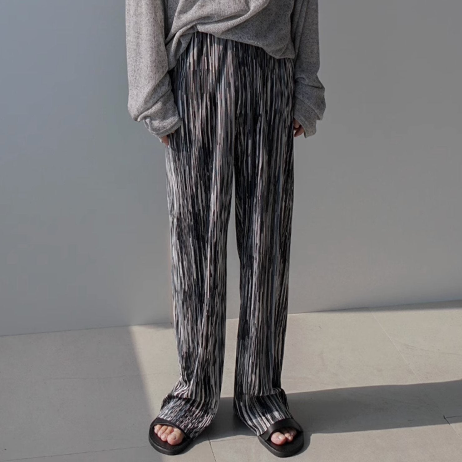 MULTI STRIPE PANTS - Aumori