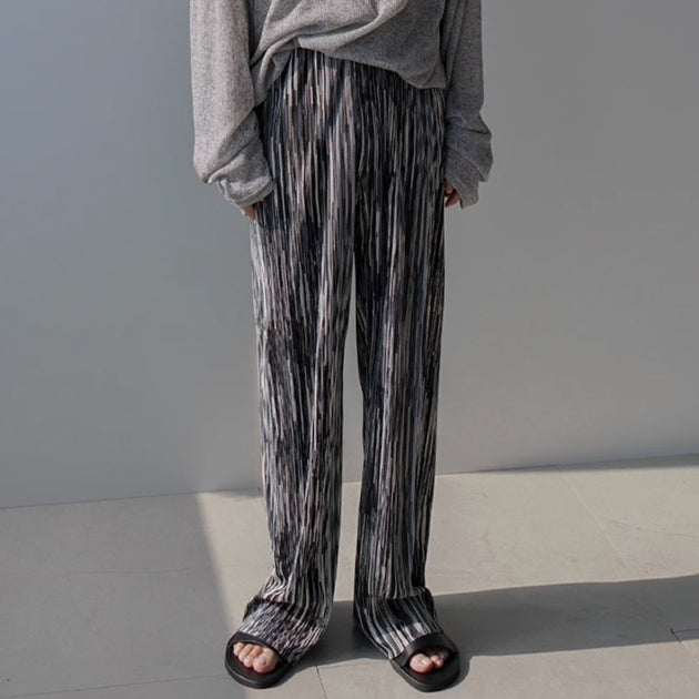 MULTI STRIPE PANTS - Aumori