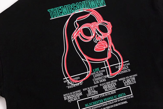NEON GRAPHIC T - SHIRT - Aumori