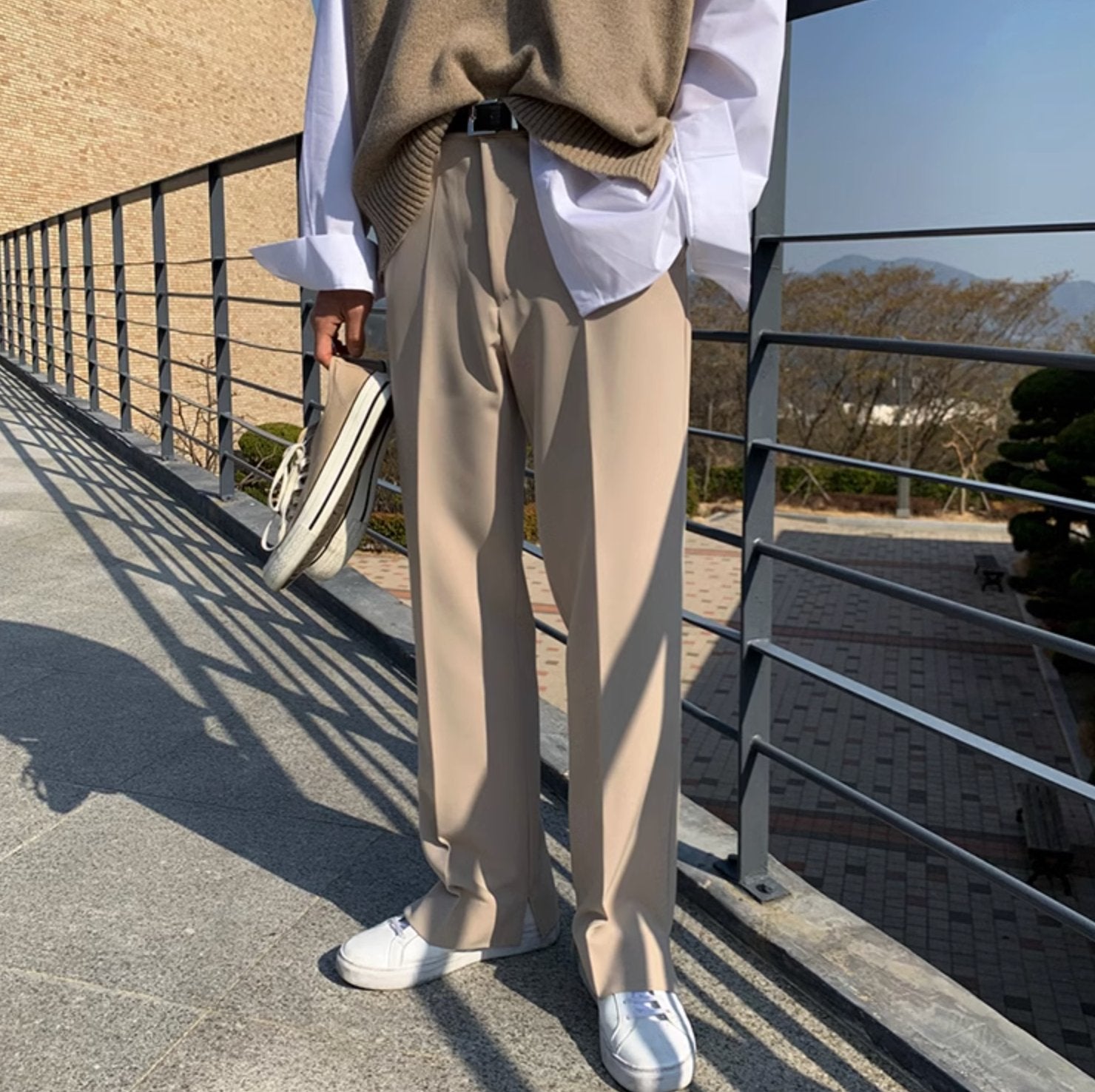 OPEN SPLIT PANTS - Aumori