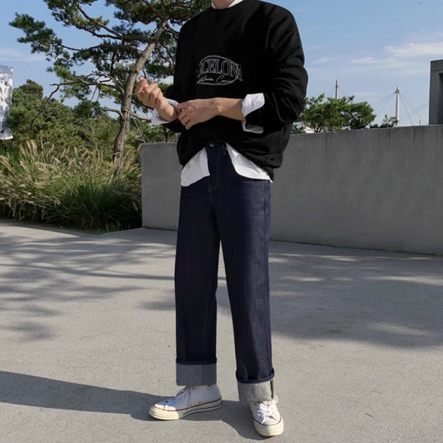 ORIGINAL FOLDED JEANS - Aumori