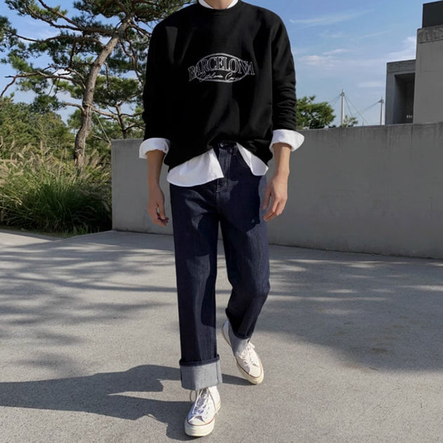 ORIGINAL FOLDED JEANS - Aumori