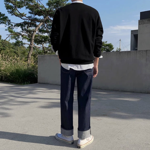 ORIGINAL FOLDED JEANS - Aumori