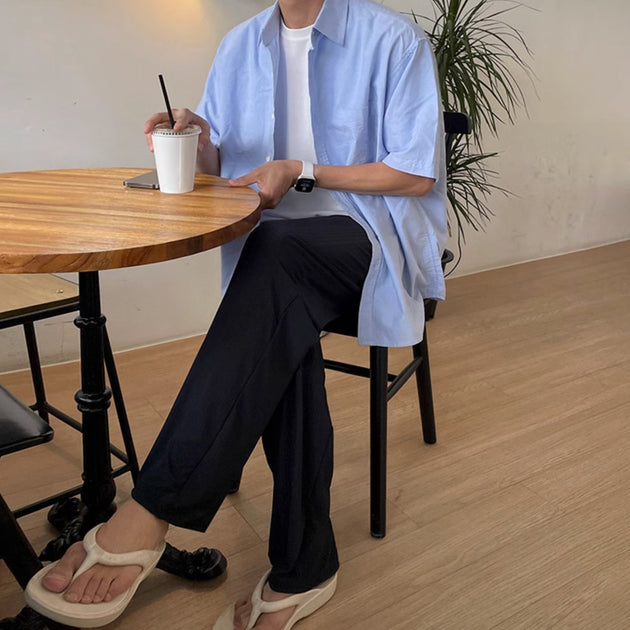 OVERSIZED COTTON SHIRT - Aumori