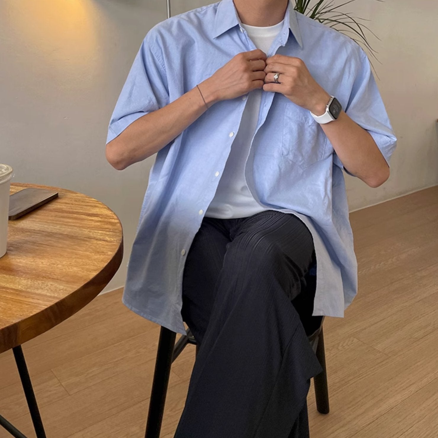 OVERSIZED COTTON SHIRT - Aumori