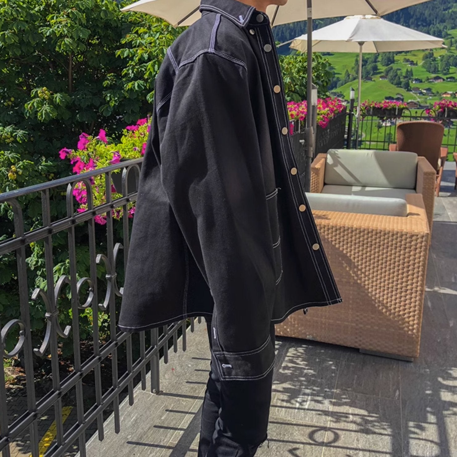 OVERSIZED DENIM JACKET - Aumori