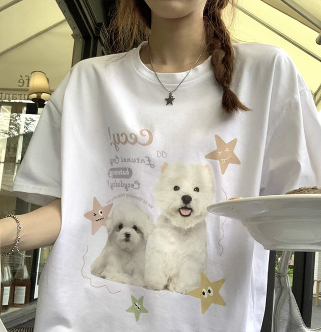 OVERSIZED DOG T - SHIRT - Aumori