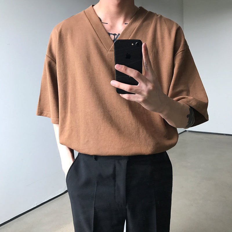 OVERSIZED V - NECK - Aumori
