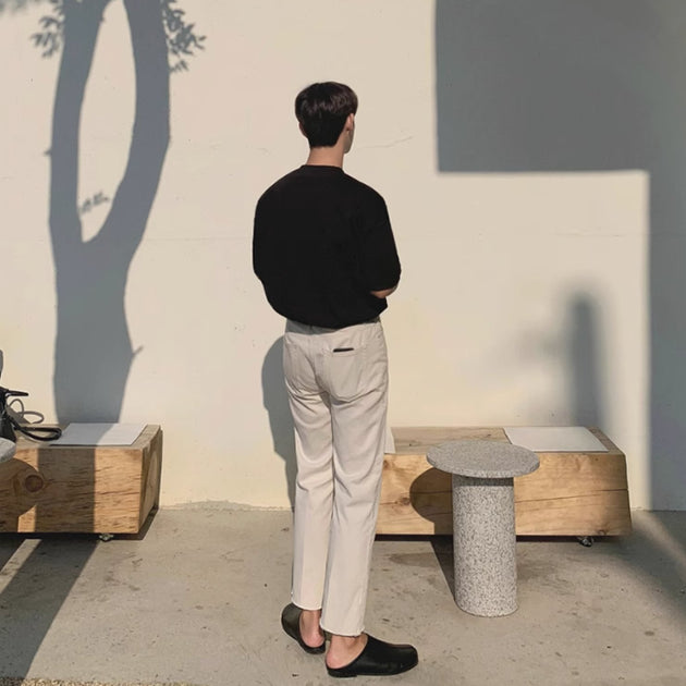 OVERSIZED V - NECK SHORT SLEEVE - Aumori