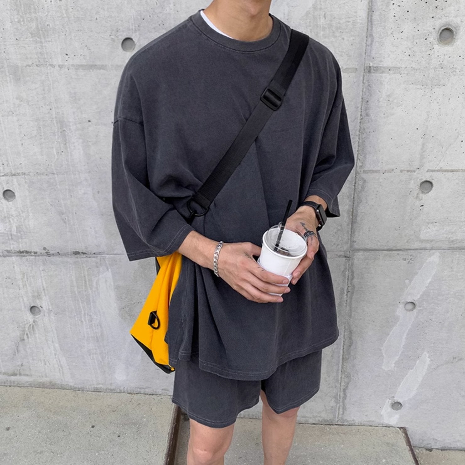 OVERSIZED WASHED T - SHIRT - Aumori