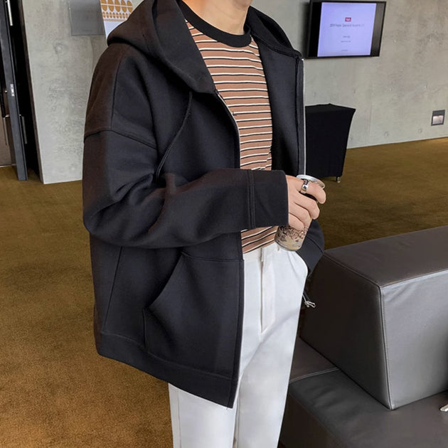 OVERSIZED ZIP - UP HOODIE - Aumori