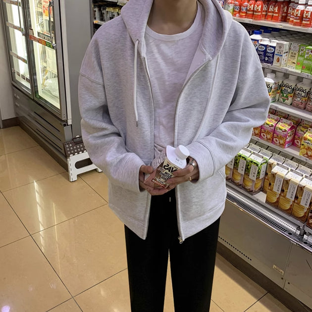 OVERSIZED ZIP - UP HOODIE - Aumori