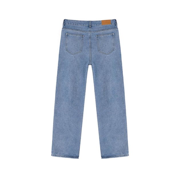 PATCHED RIPPED JEANS - Aumori