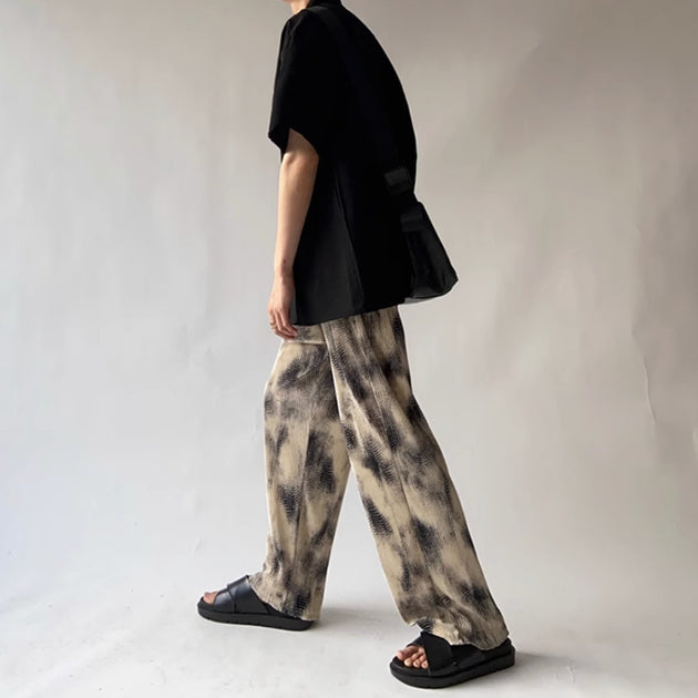 PATTERNED PANTS - Aumori