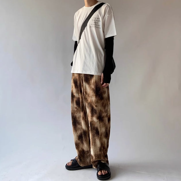 PATTERNED PANTS - Aumori