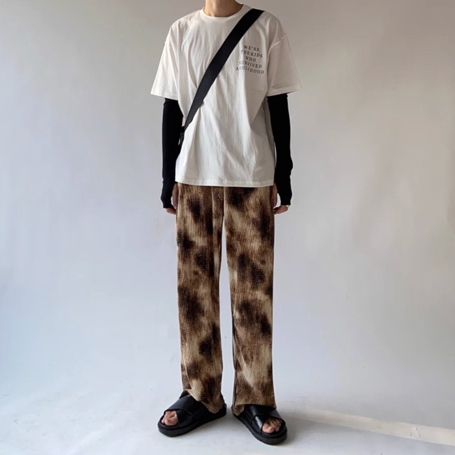 PATTERNED PANTS - Aumori