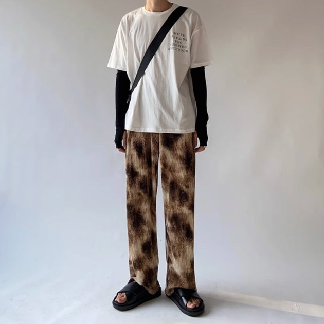 PATTERNED PANTS - Aumori