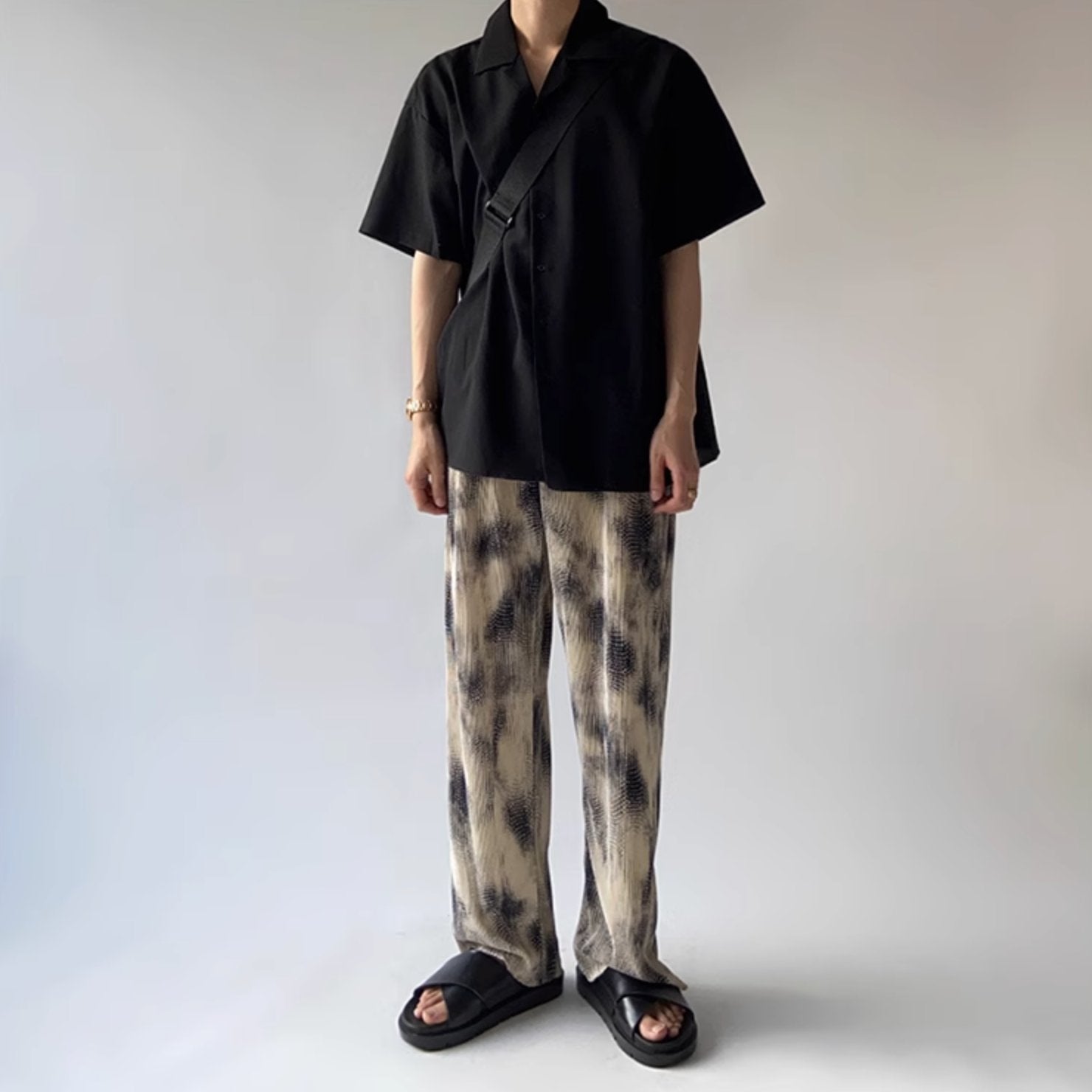 PATTERNED PANTS - Aumori