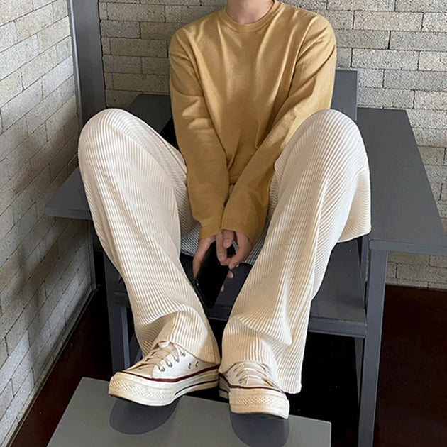 PLEATED DRAWSTRING PANTS - Aumori