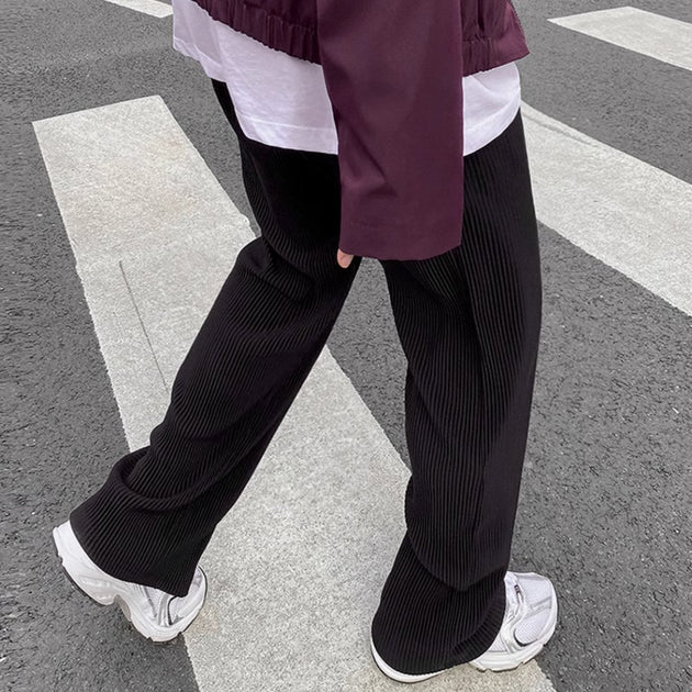 PLEATED DRAWSTRING PANTS - Aumori