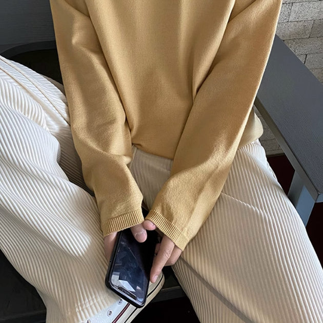 PLEATED DRAWSTRING PANTS - Aumori