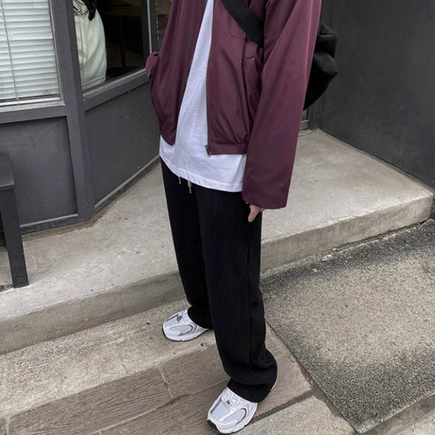 PLEATED DRAWSTRING PANTS - Aumori