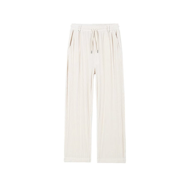 PLEATED DRAWSTRING PANTS - Aumori