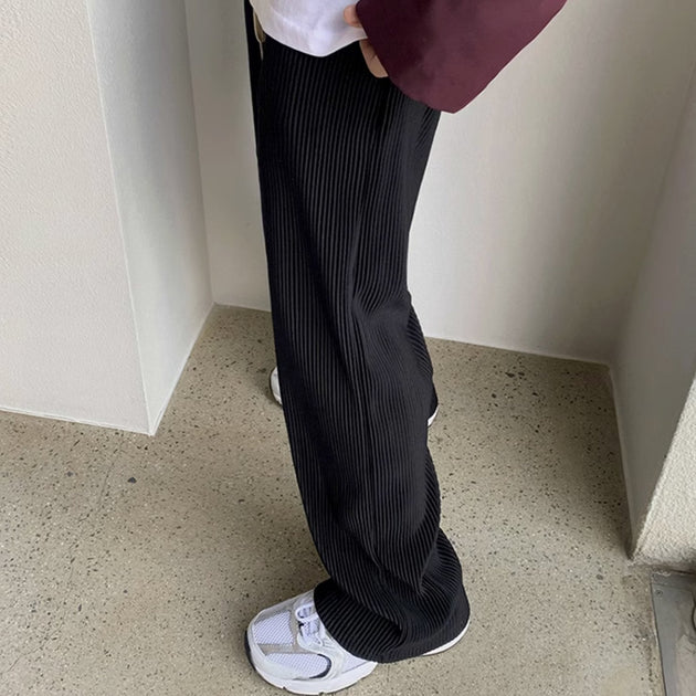 PLEATED DRAWSTRING PANTS - Aumori