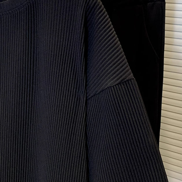 PLEATED HALF SLEEVE T - SHIRT - Aumori