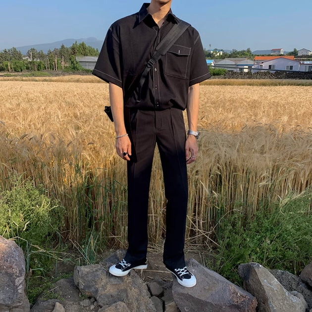 RETRO SHORT SLEEVE SHIRT - Aumori