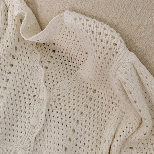 RIBBED PATTERN TOP - Aumori