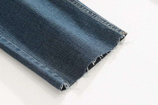 RIPPED ANKLE JEANS - Aumori