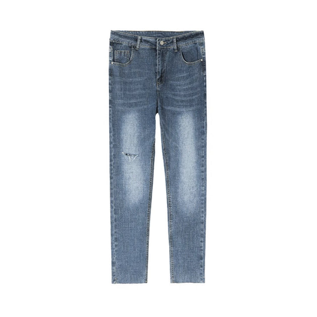 RIPPED SKINNY JEANS - Aumori