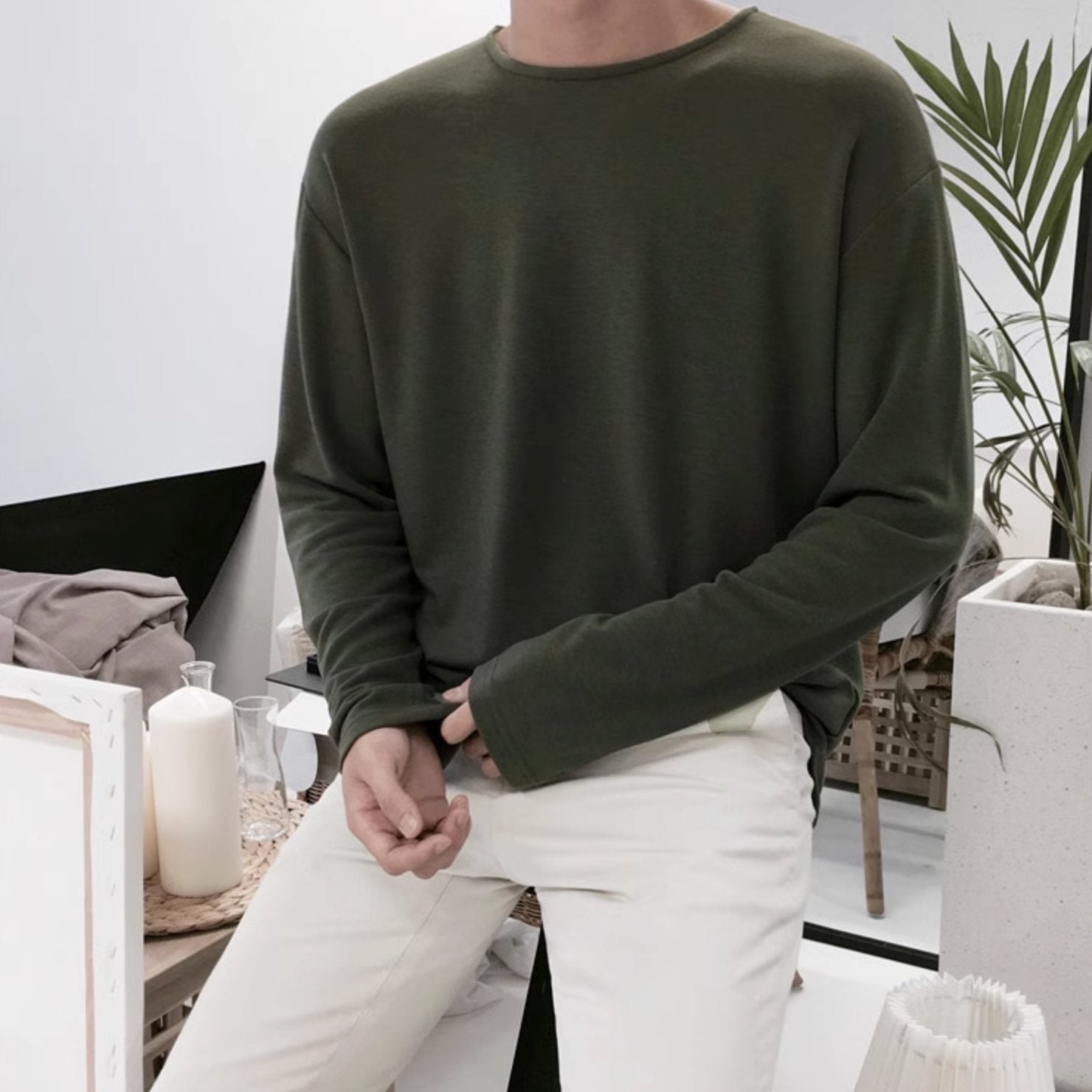 ROUND NECK LONG SLEEVE - Aumori