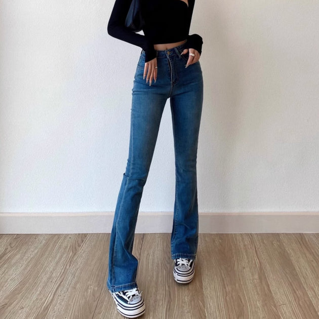 SEMI FLARE JEANS - Aumori