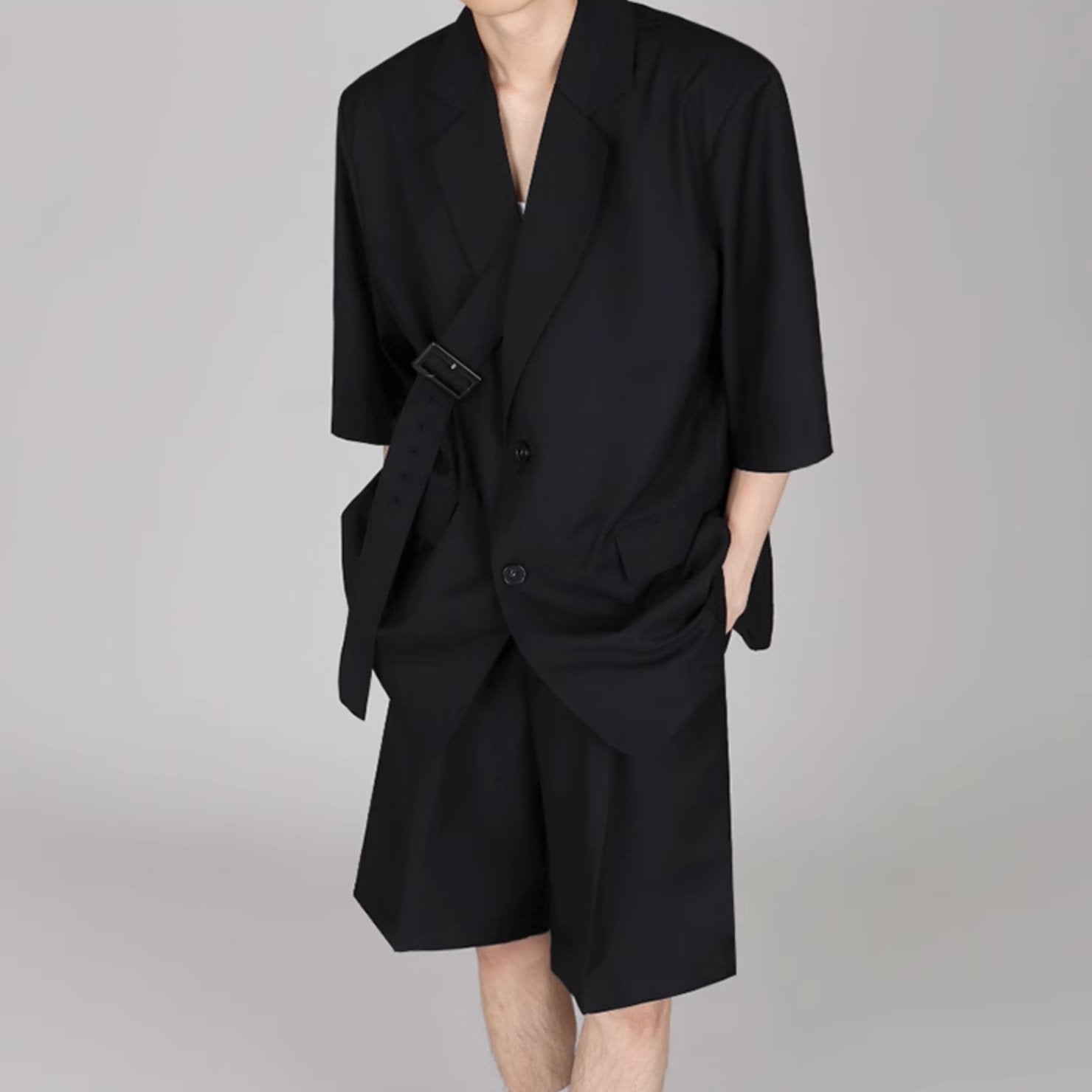 SHORT SLEEVE BLAZER - Aumori