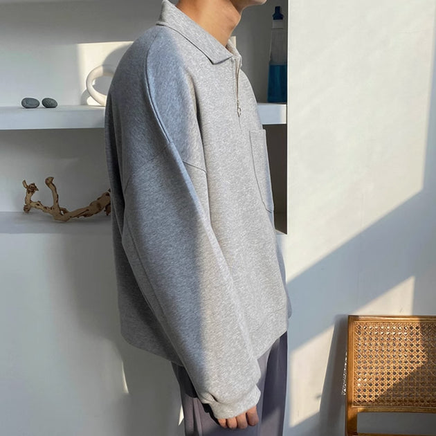 SIDE POCKET PULLOVER - Aumori