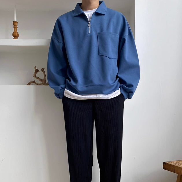 SIDE POCKET PULLOVER - Aumori