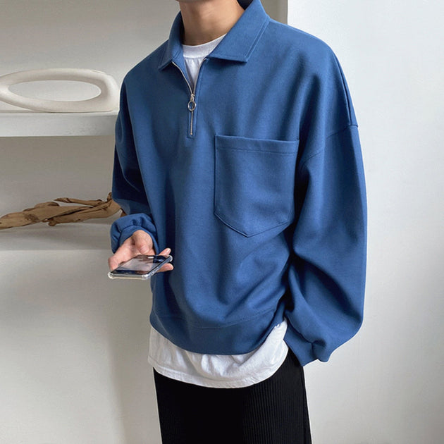 SIDE POCKET PULLOVER - Aumori