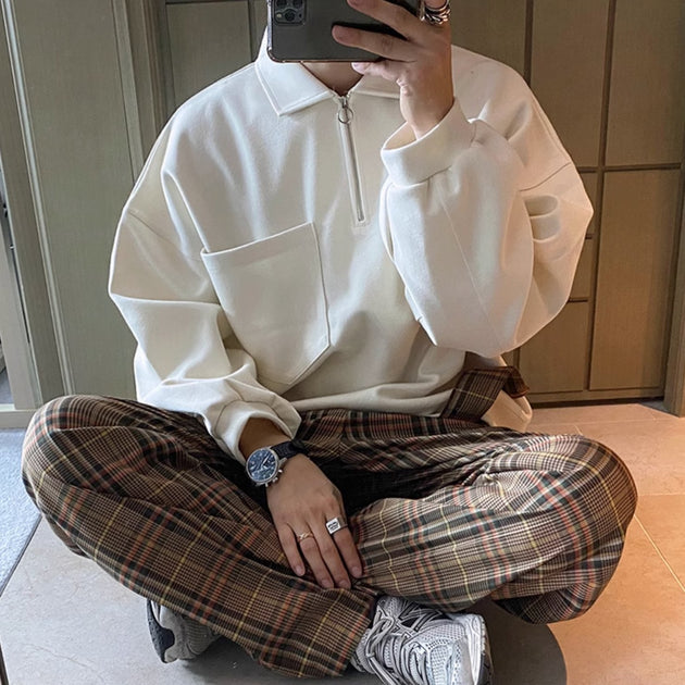 SIDE POCKET PULLOVER - Aumori