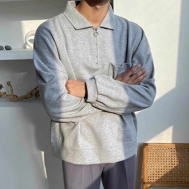 SIDE POCKET PULLOVER - Aumori