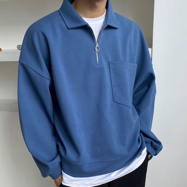 SIDE POCKET PULLOVER - Aumori