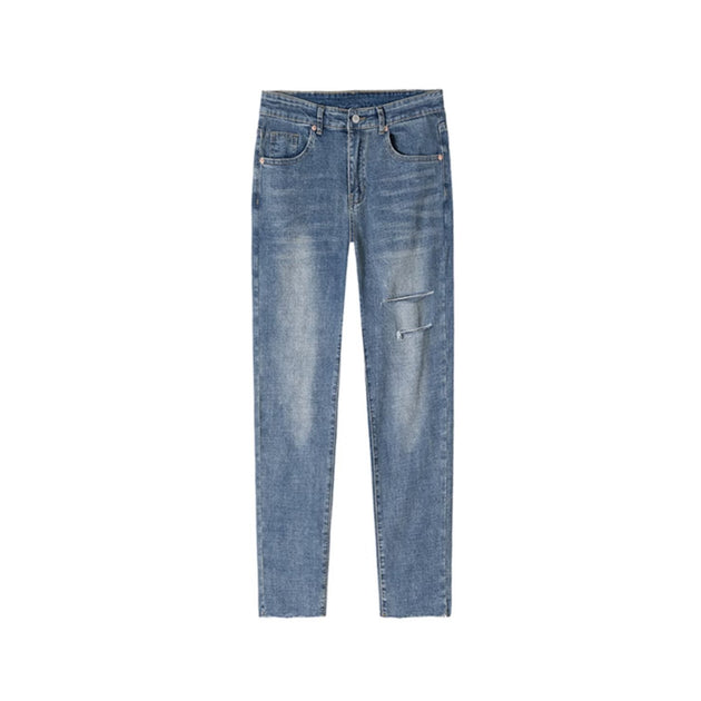 SIDE RIP JEANS - Aumori