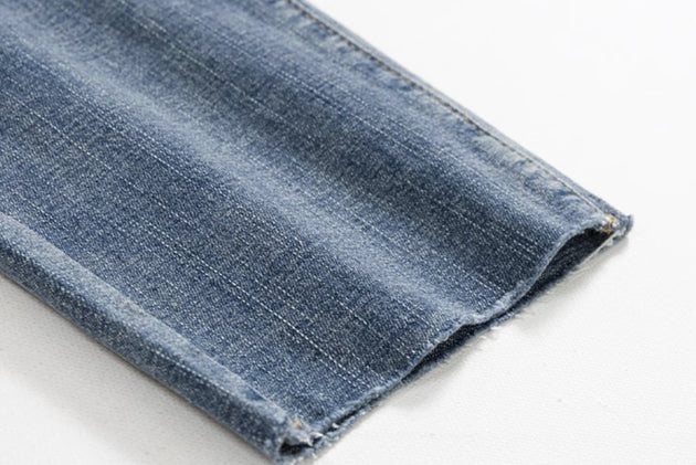 SIDE RIP JEANS - Aumori