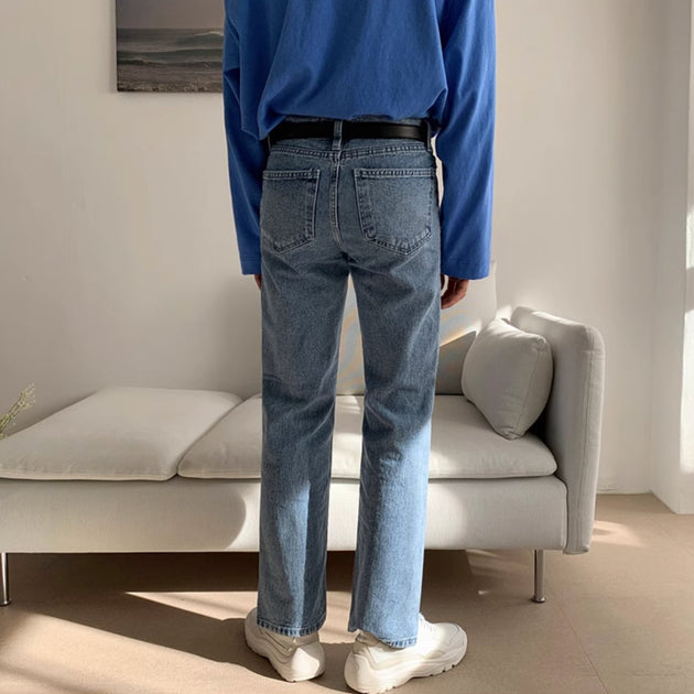 SIDE SPLIT JEANS - Aumori