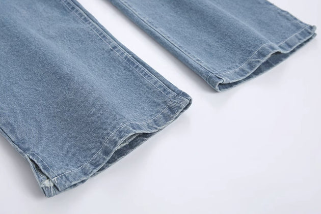 SIDE SPLIT JEANS - Aumori