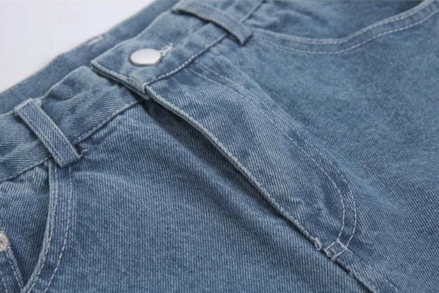SIDE SPLIT JEANS - Aumori