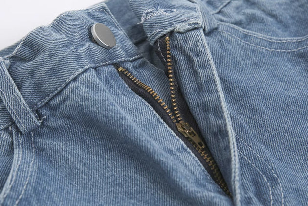 SIDE SPLIT JEANS - Aumori