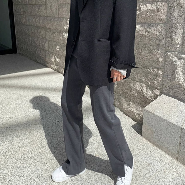 SIDE SPLIT PANTS - Aumori